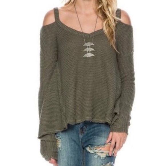 Free People Sweaters - Free People Open Shoulder Sweater